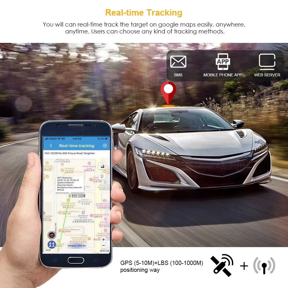 4G Car Waterproof GPS Tracker LK209C 20000Mah Battery Realtime Tracking Vehicle Locator Magnet 240 Day LK209A Free App