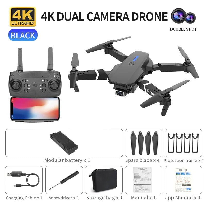 8K Professional Drones with HD Camera Obstacle Avoidance Aerial Photography Foldable Quadcopter Rc Helicopter Dron Toys