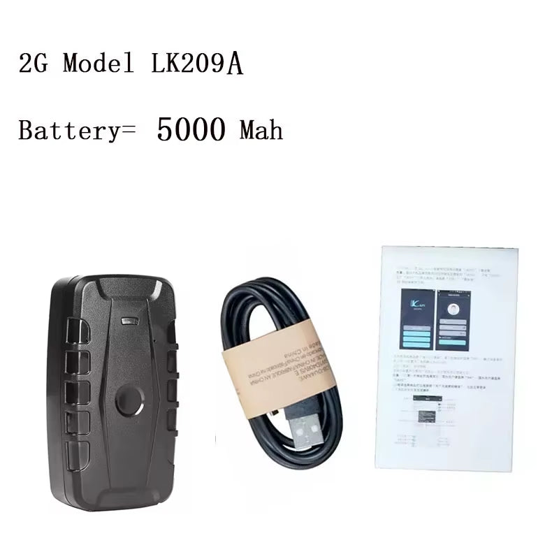 4G Car Waterproof GPS Tracker LK209C 20000Mah Battery Realtime Tracking Vehicle Locator Magnet 240 Day LK209A Free App