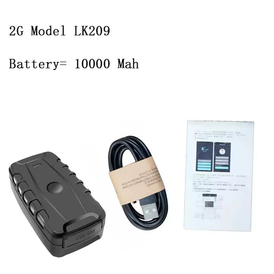 4G Car Waterproof GPS Tracker LK209C 20000Mah Battery Realtime Tracking Vehicle Locator Magnet 240 Day LK209A Free App