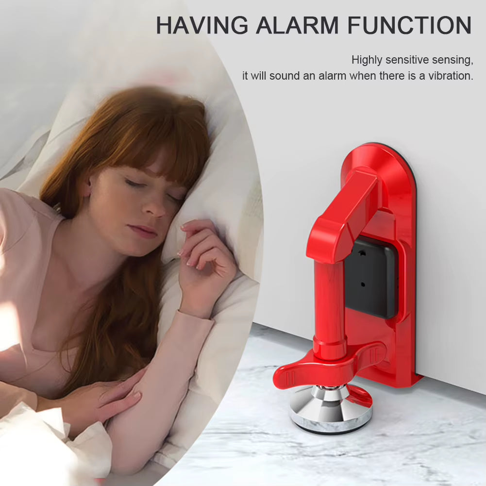 Portable Alarm Door Stopper anti Theft Door Lock Multifunctional Door Securitys Device Door Lock for Self-Defense