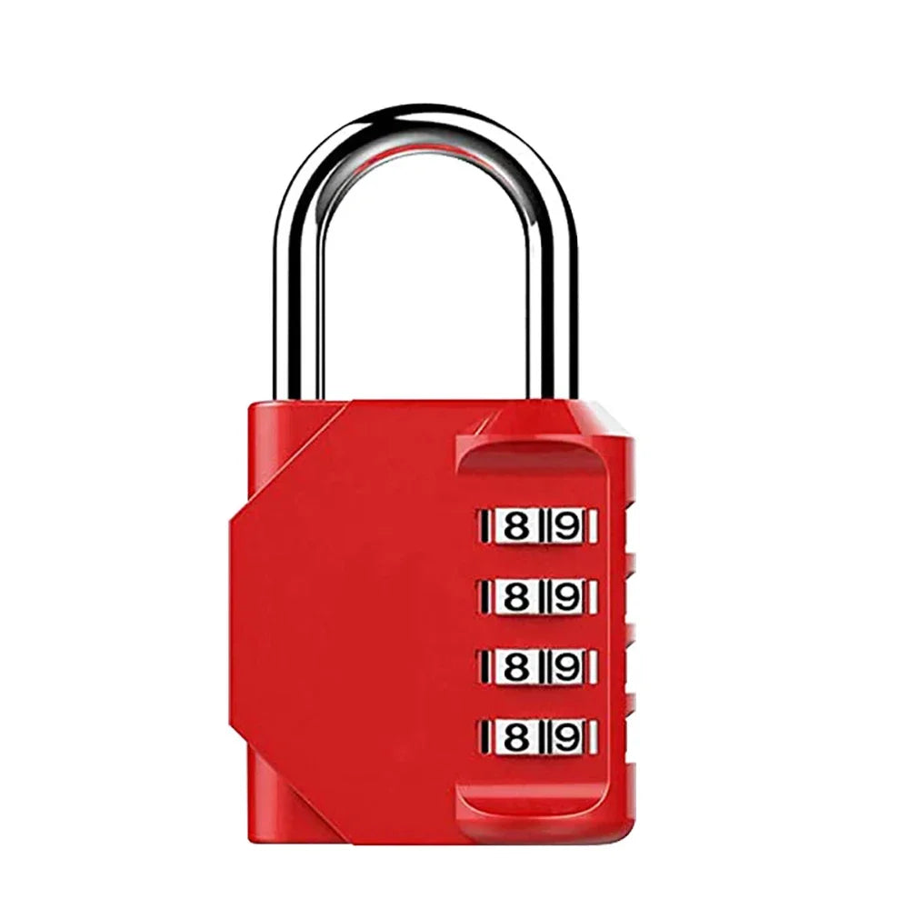 1Pc Combination Lock Resettable 4 Digit Padlock with Combination Waterproof and Heavy Duty Combination Padlock Outdoor