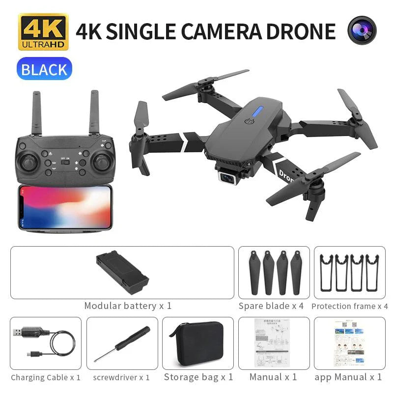 8K Professional Drones with HD Camera Obstacle Avoidance Aerial Photography Foldable Quadcopter Rc Helicopter Dron Toys