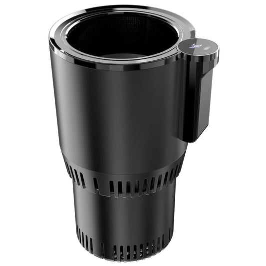 12V 2-In-1 Smart Cooling & Heating Car Cup Electric Coffee Milk Warmer and Cooler Beverage Mug with Temperature Display for Car